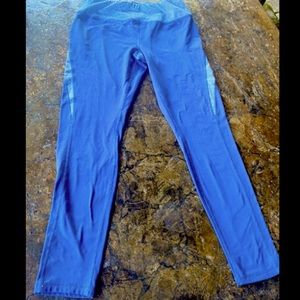 Reebox women’s L Stretch pants exercise active wear leggings blue